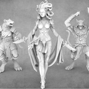 Fantasy Ratfolk Miniatures | White Werewolf Tavern