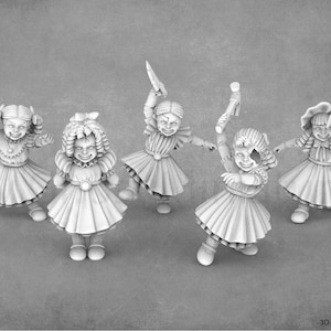 Creepy Animated Doll Miniatures | Horror Miniatures | Dragon Trappers Lodge