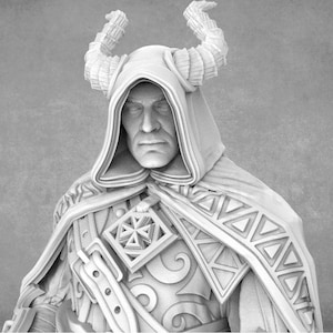 Tiefling Sharpshooter Miniature: Horst Panthertail, Sidewinders of the Loop (28mm/32mm Scale)