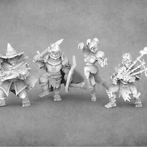 Halfling Miniatures | Ranger | Rogue | Wizard | Paladin | Druid | Monk | Bards | Bite The Bullet