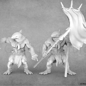 Sharkfolk Miniatures | Dragon Trappers Lodge