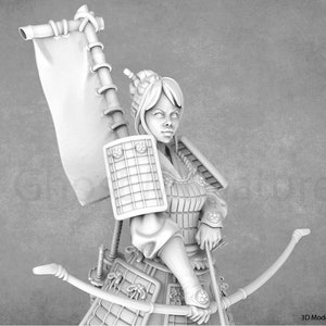 Sakura, Female Samurai | Samurai Miniature | Japanese Fighter | Dragon Trappers Lodge