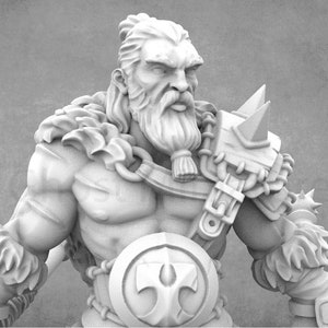 Einar, Barbarian Lord | Barbarian Miniature | RN Estudio