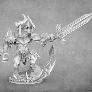 Disciple Of War, Daemon Lord | The 4 Horsemen of the Apocalypse  | Demon Miniature | Lord of the Print