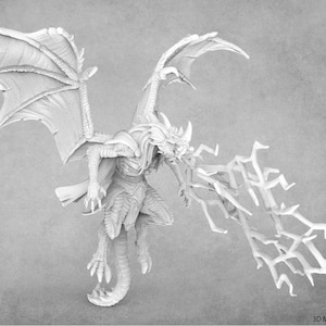 Dragonborn Miniature: Epic Draconian Resin Model
