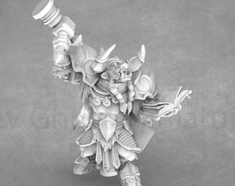 Paladin Minotaur Miniature: D&D Resin Monster (Bite The Bullet)