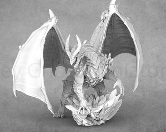 Fantasy Dragon and Sea Serpent miniatures |  RN Estudio