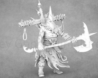 Unchained Henker Miniatur: Fantasy Resin Model (28 mm-75 mm)