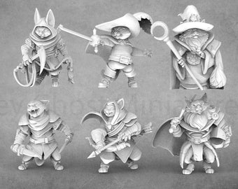Fantasy Katzenfolk Miniaturen | Beiß die Kugel