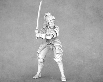 Female Samurai Miniatures | Archer | Warrior | Fighter | Epic Miniatures