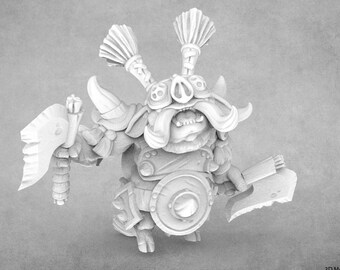 The Three Little Piggies | Boarfolk Beserkers! Gokcho, Chotai, and Ergak - Goksagu Berserkers  | Unique Miniatures  |  Cobramode