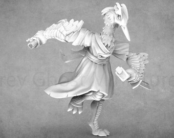 Aarakocra Miniatures |  Cranefolk Miniatures |  Blade Master | Warrior