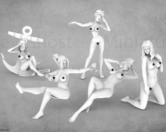 NSFW, ADULT* Sexy Pinup Miniatures | Miniature Underground