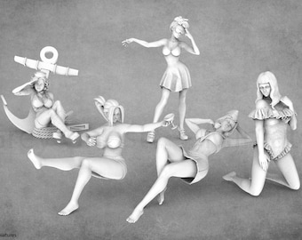 Sexy Pinup Miniatures | Miniature Underground