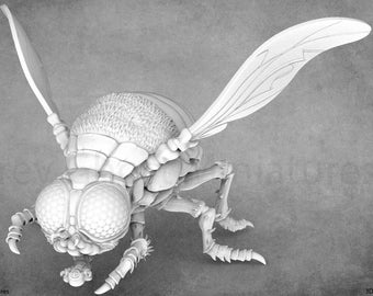 Miniaturas de moscas enormes / Miniaturas STL