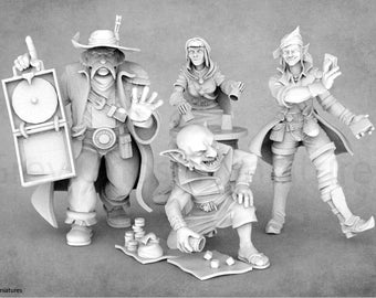 Street Gambler Miniatures | STL Miniatures
