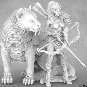 Scarlett, The Elven Queen | Jugglers Miniatures