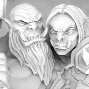 Fantasy Orc Miniatures | Mountain Orcs | Artisan Guild