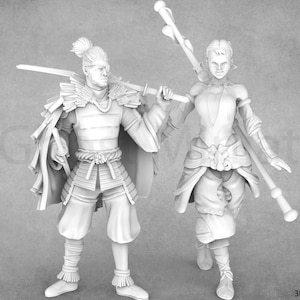 Fantasy Monk Heroes | Epic Miniatures