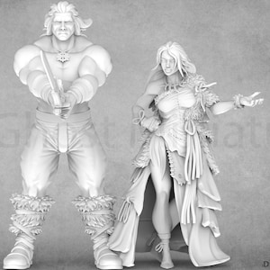 La era del bárbaro / Miniaturas STL