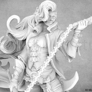Flail Queen | Fantasy Queen Miniatures | WitchguildMinis