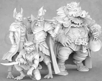 Legends of the Wild | Fantasy Animalfolk Miniatures | Mammoth Factory