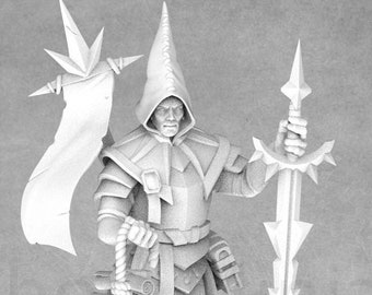 Resin Fantasy Inquisitor Miniature | Grimoire Model