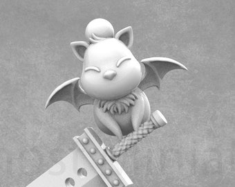 Fun set of Moogle miniatures  | Final Fantasy Miniatures | RN Estudio