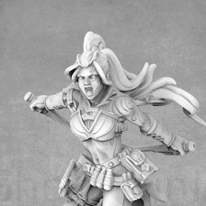 Genasi Ranger | Air Genasi Miniature | Planetouched | Bite The Bullet