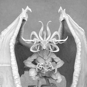 Arcane Dragon Miniature: Resin Model from Dragon Trappers Lodge