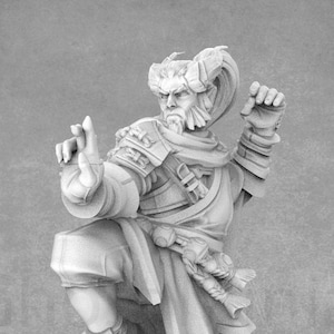 Tiefling Monk | Tiefling Miniature | Male Tiefling | Bite The Bullet