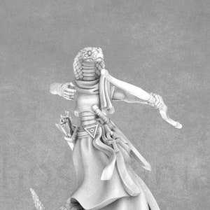 Nasina the Assassin | Snake Miniature | Yuan-ti Miniature | Dragon Trappers Lodge