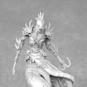 Miniatura de monstro marinho: modelo de mesa para jogos em resina (32 mm/75 mm)