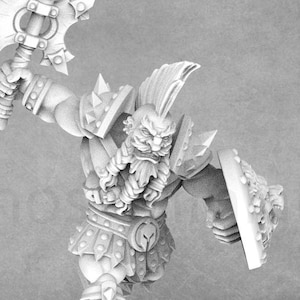 Dwarf Miniature Set: RN Estudio Resin Model (28mm/32mm/54mm)