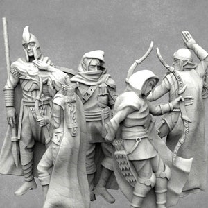Dead Elf Miniatures | Dead Elves | Dying Elves | Dead Elf | Female Elf Miniature | Scatter Terrain | Elf Miniatures | Elves