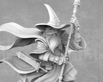 Resin Wizard Miniature: STL Miniatures, Gaming Terrain (32-35mm)