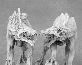 Hellhound Miniature | Resin Necrobeast, Demon Dog
