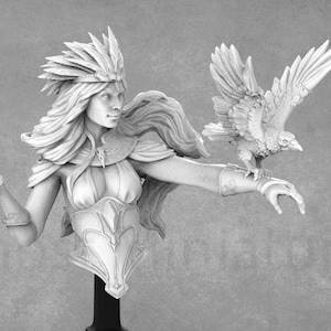 Maletta, Mother of Crows Bust: 75mm Resin Miniature