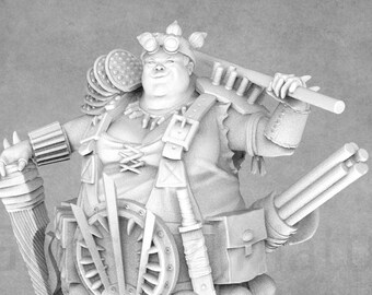 Buela, Probationary Warden | Female Artificer Miniature | Dragon Trappers Lodge