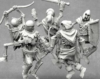 Destroyed Skeleton Miniatures: Resin Dungeon Scatter Terrain