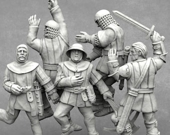Miniatures Casualty | Soldats morts | Miniatures de cadavre | Terrain dispersé du champ de bataille | Miniatures militaires | Décorations de base miniatures