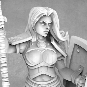 Kalista, The Gladiator | Female Warrior Miniature | Gladiator Miniature | Bite The Bullet