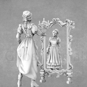The Haunting of Lucy Diorama | Horror Miniatures | Victorian Miniature | Great Grimoire
