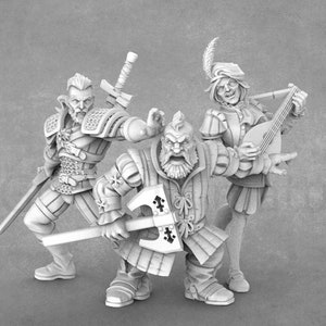 Video Game-Inspired Male Miniature | 32mm Miniature | 28mm Miniature | RN Estudio