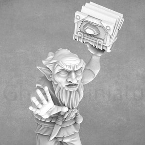 Briyur The Gnome Miniature | Gnome Miniatures | Illusionist Miniature | Cast n Play Miniatures