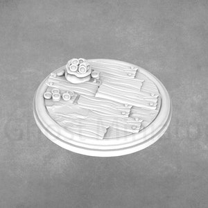 Assorted 25-30mm detailed miniature bases | Miniature Bases | Bite The Bullet