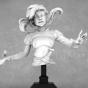 Vaelia Arra, Zauberin | Junger Zauberer Büste | Hexe Büste | Büste Miniatur