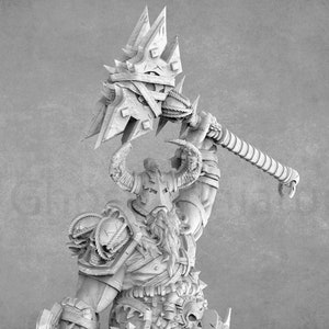 Higgurath Doubleslit, The Chaos Barbarians of Q | Stunning Barbarian Miniatures | Chaos Barbarians | Daybreak Miniatures