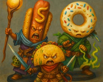 Food Fight Miniatures! | Sweet Vs Savoury | Quirky Unlimited