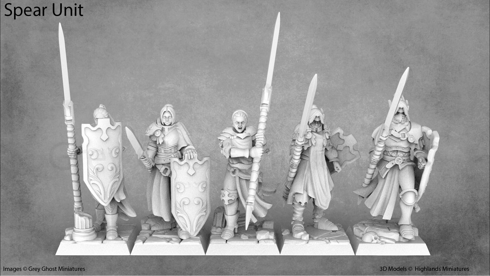 Amazing Female Warrior Miniatures Modular Army Miniatures Etsy